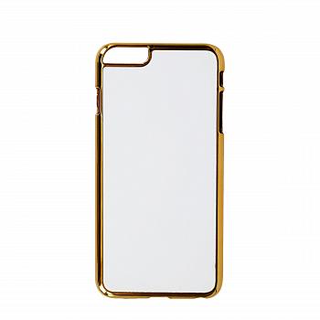 IPhone 6 Plus-Золото металлик чехол пластиковый